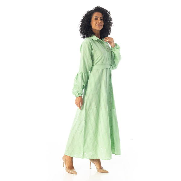 Peasant_Sleeves_Elegant_Long_Dress_-_Light_Green