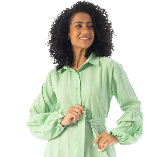 Peasant_Sleeves_Elegant_Long_Dress_-_Light_Green