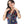 Self Pattern Buttons Closure Sleepshirt - Blue, Red, and Yellow