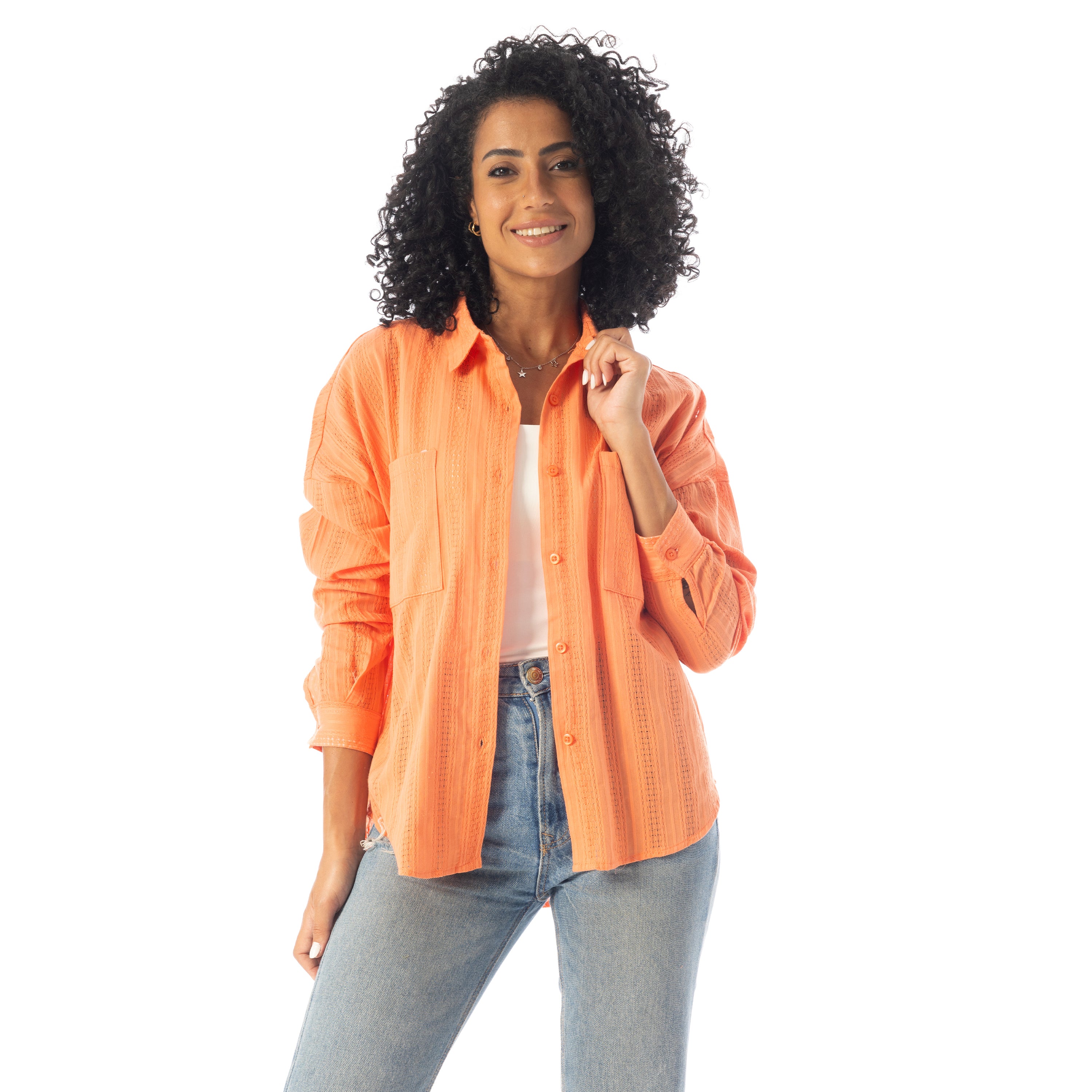 Long_Sleeves_Textured_Oversized_Shirt_-_Orange