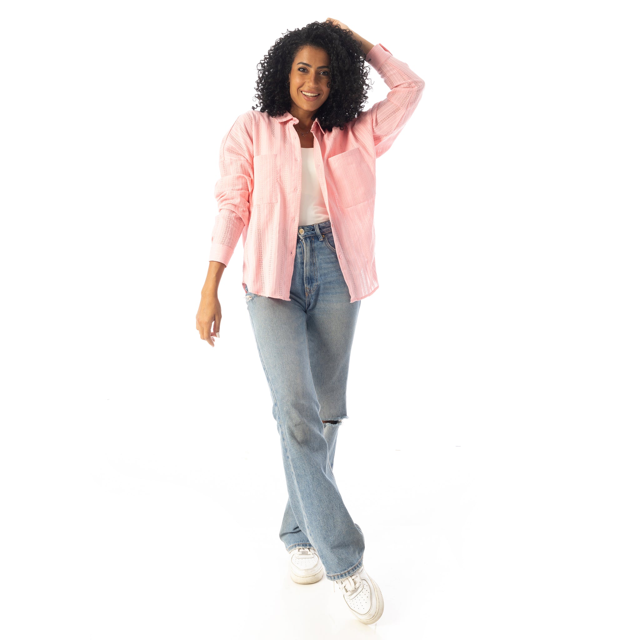 _Long_Sleeves_Textured_Oversized_Shirt_-_Rose