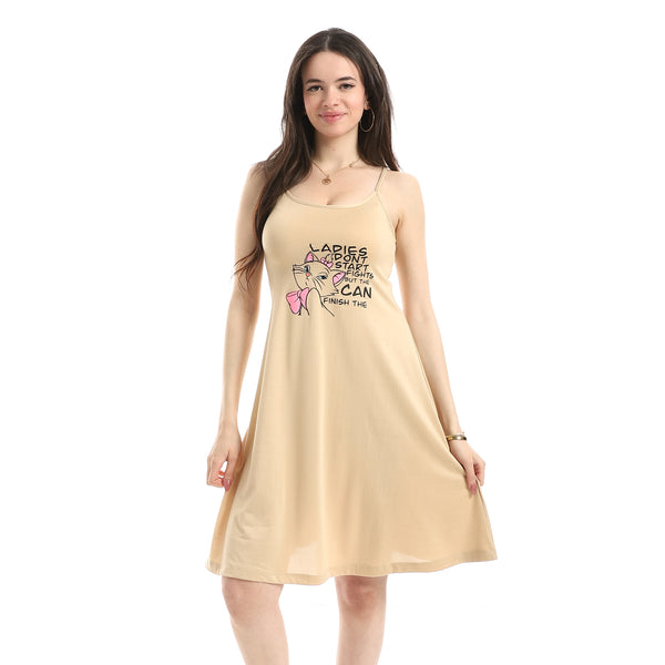 Printed_Sleep_Shirt_-_Beige