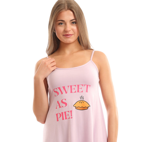 "Sweet_As_Pie"_Spaghetti_Sleeves_Nightshirt_-_Pastel_Purple