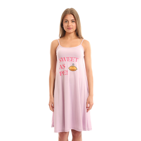 "Sweet_As_Pie"_Spaghetti_Sleeves_Nightshirt_-_Pastel_Purple