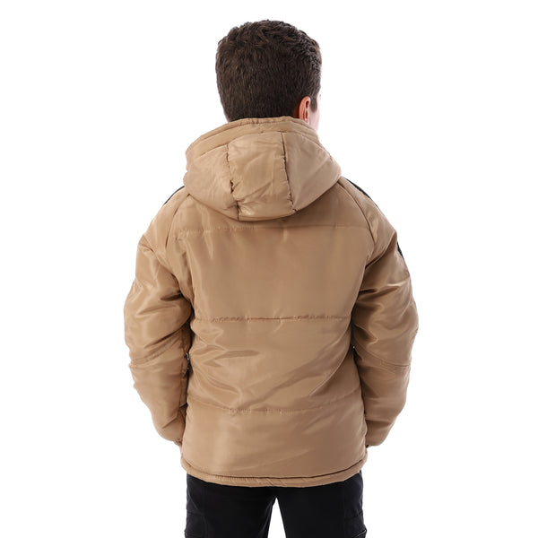 Long_Sleeves_Hooded_Neck_Boys'_Puffer_Jacket_-_Beige