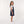Sleeveless Square Neckline Zipped Girls Denim Dress - Dark Blue