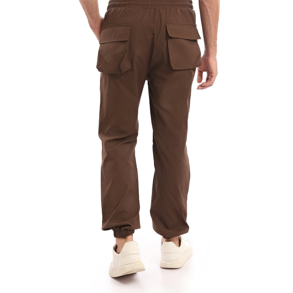 Comfy_Solid_Cotton_Pants_with_Hem_-_Dark_Brown
