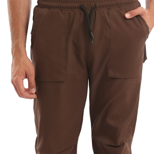 Comfy_Solid_Cotton_Pants_with_Hem_-_Dark_Brown