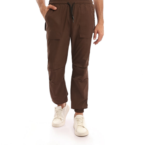 Comfy_Solid_Cotton_Pants_with_Hem_-_Dark_Brown