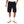 Elastic Waist With Drawstring Gabardine Cargo Shorts - Black