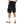 Elastic Waist With Drawstring Gabardine Cargo Shorts - Black