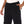 Elastic Waist With Drawstring Gabardine Cargo Shorts - Black