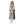 Square Neckline Side Accent Sleeveless Dress - White & Black