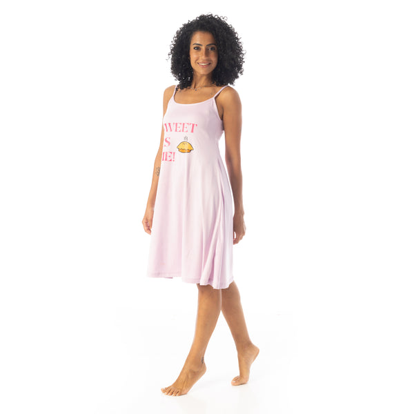Scoop_Neck_Sleeveless_Printed_Night_Dress_-_Light_Purple