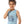 Sleeveless Printed Boys Tank Top - Light Blue