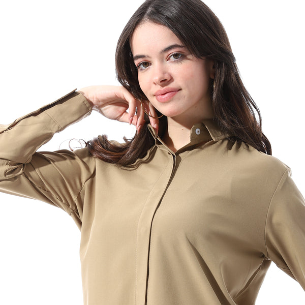 Full_Sleeves_Buttoned_Casual_Shirt_-_Dark_Beige