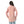 Turn Down Collar Hidden Placket Shirt - Dark Rose