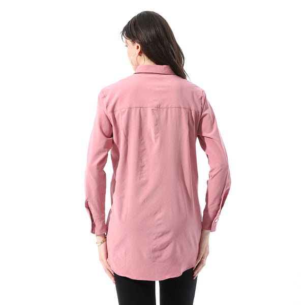 Full_Sleeves_Buttoned_Casual_Shirt_-_Pink