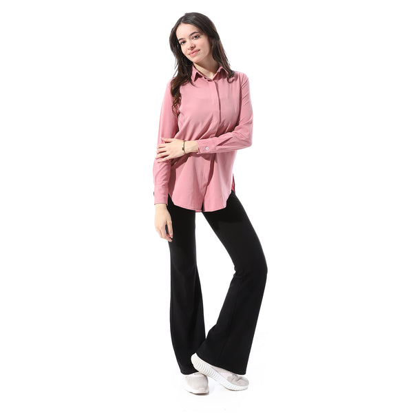 Full_Sleeves_Buttoned_Casual_Shirt_-_Pink