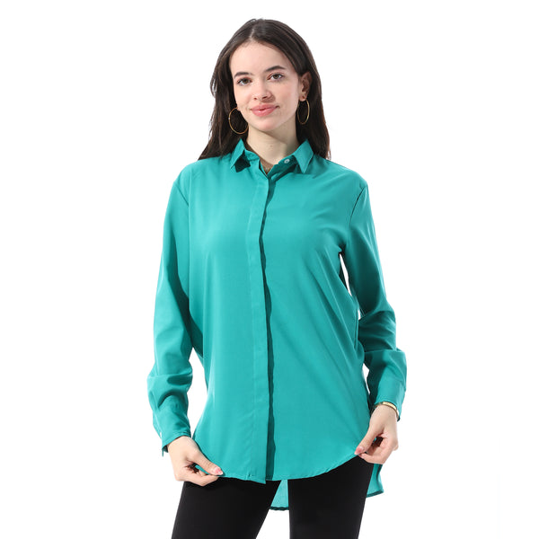 Full_Sleeves_Buttoned_Casual_Shirt_-_Turquoise