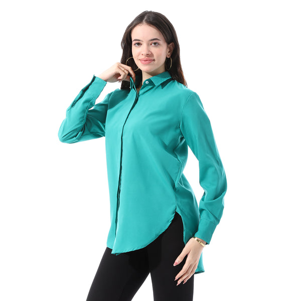 Full_Sleeves_Buttoned_Casual_Shirt_-_Turquoise