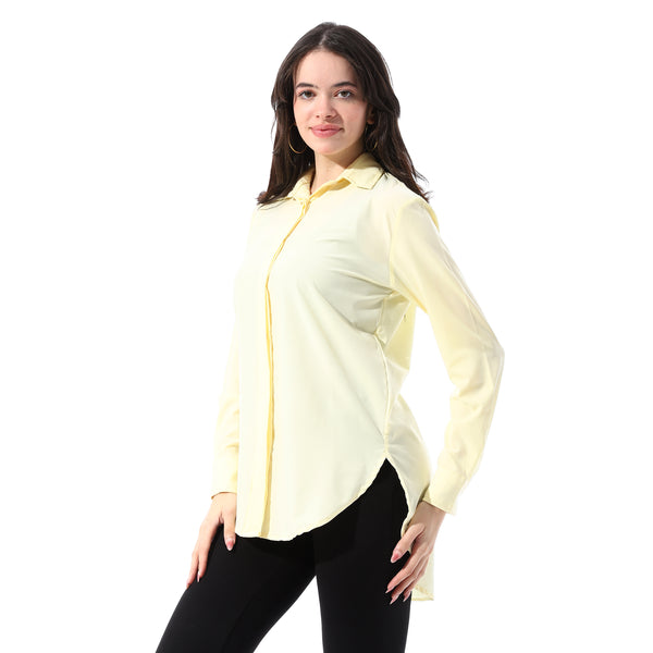 Full_Sleeves_Buttoned_Casual_Shirt_-_Light_Yellow