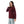 Turn Down Collar Long Sleeaves Pique Polo Shirt - Maroon