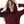 Turn Down Collar Long Sleeaves Pique Polo Shirt - Maroon