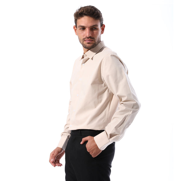 Classic_Plain_Long_Sleeves_Shirt_-_Beige
