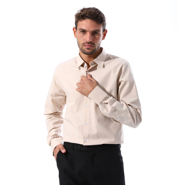 Classic_Plain_Long_Sleeves_Shirt_-_Beige