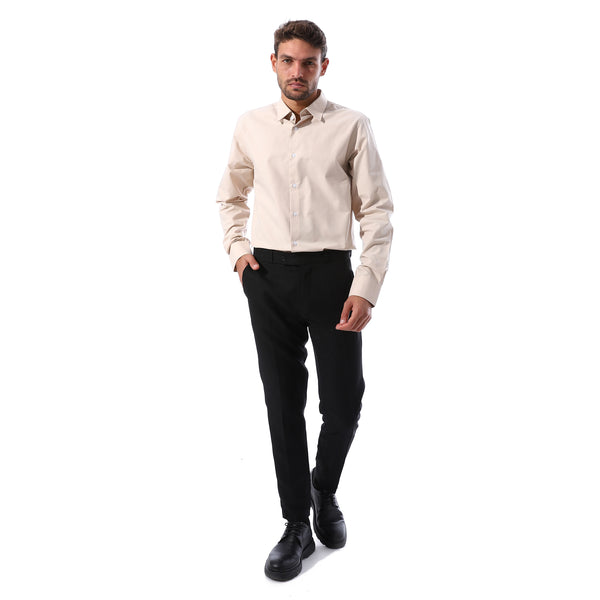Classic_Plain_Long_Sleeves_Shirt_-_Beige