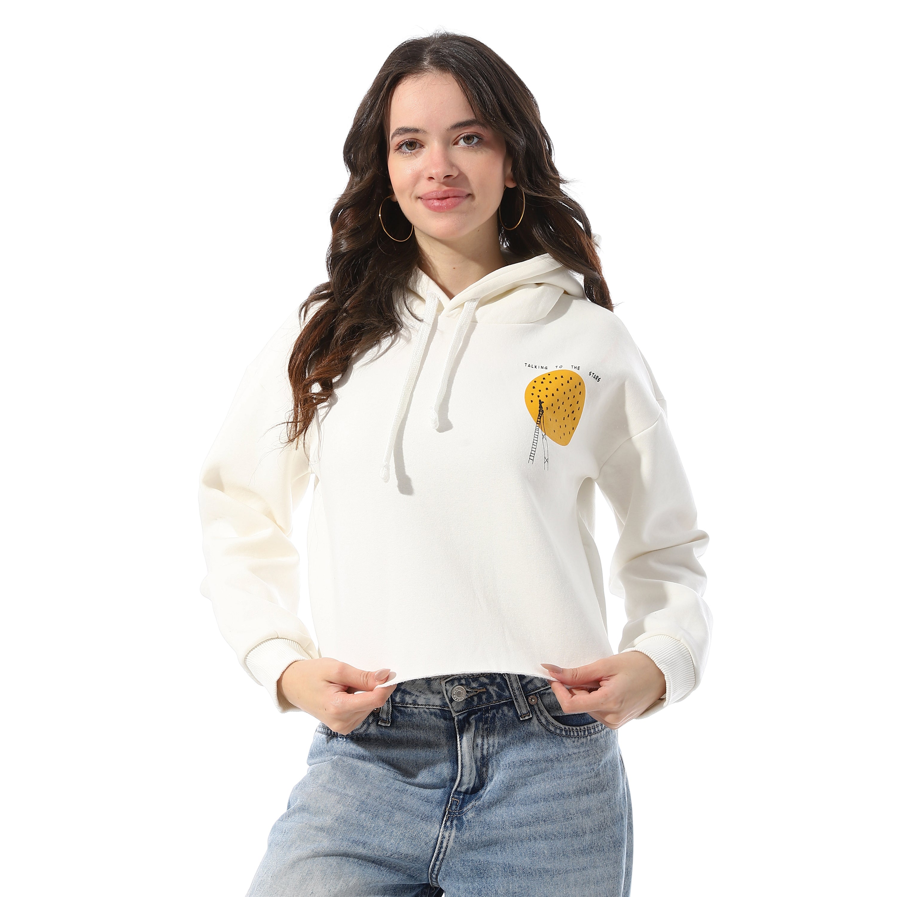 Cropped_Hoodie_With_Side_Chest_Print_-_White