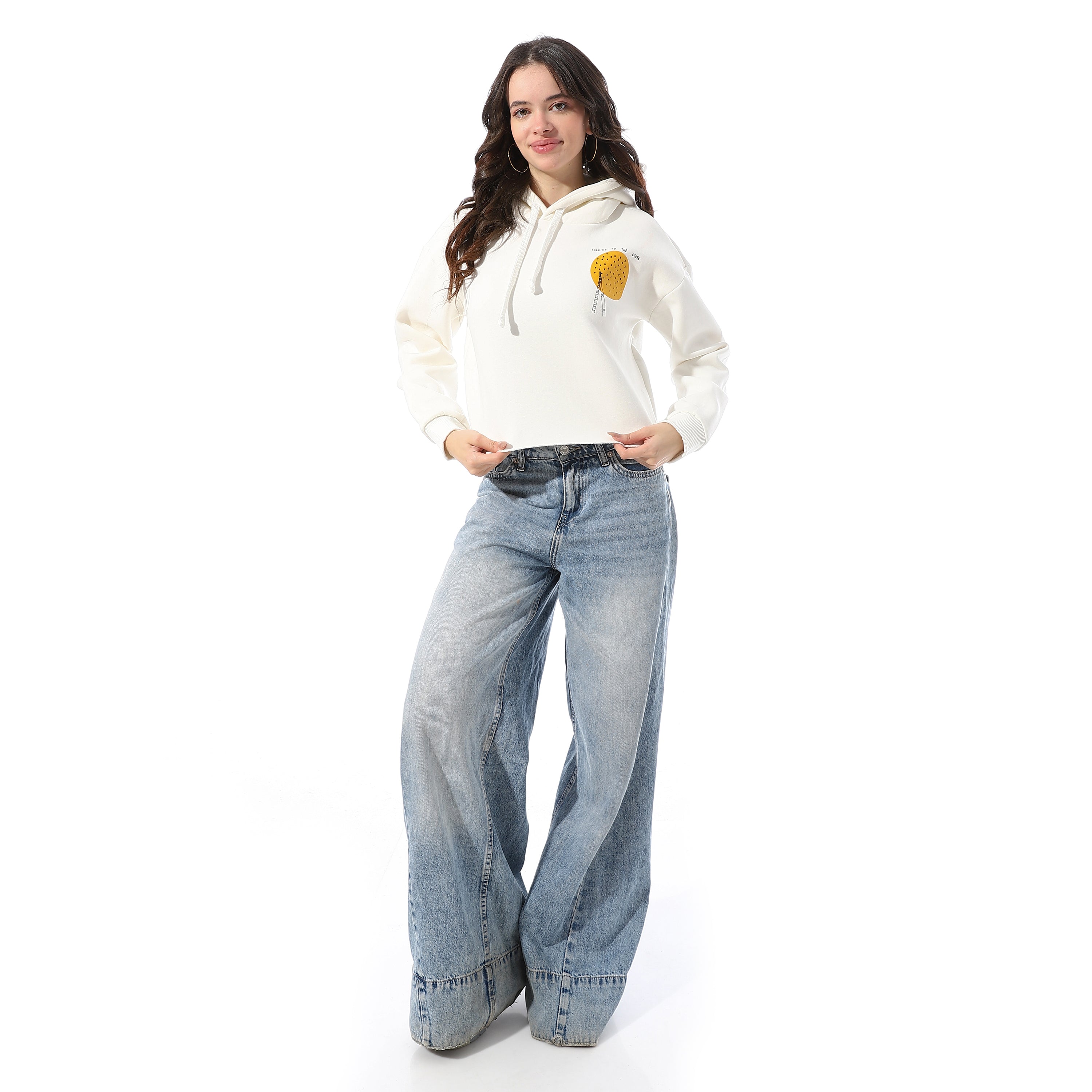 Cropped_Hoodie_With_Side_Chest_Print_-_White