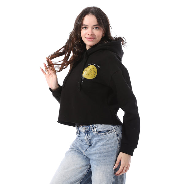 Cropped_Hoodie_With_Side_Chest_Print_-_Black
