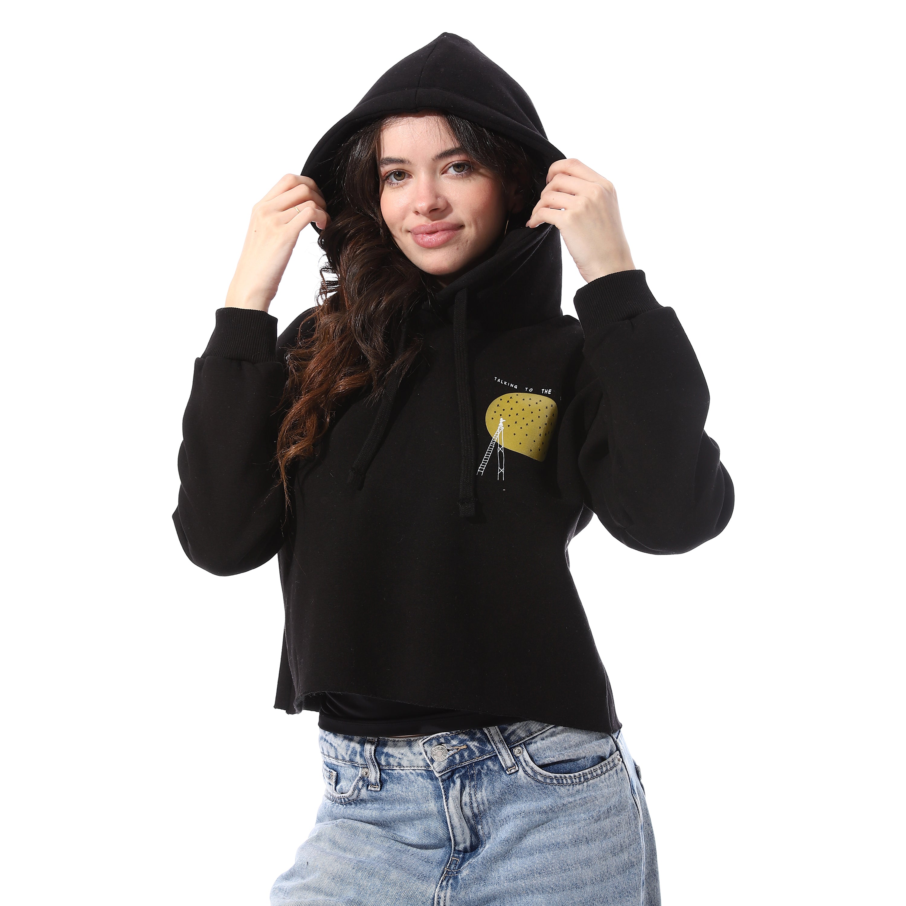 Cropped_Hoodie_With_Side_Chest_Print_-_Black