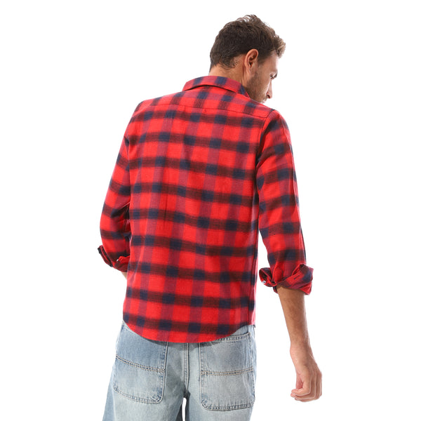 Checkered_Full_Buttoned_Casual_Shirt_-_Red_&_Black