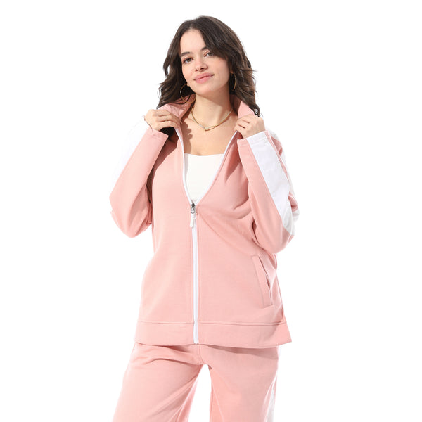 High_Neck_Zipper_Plain_Comfy_Tracksuit_-_Simon