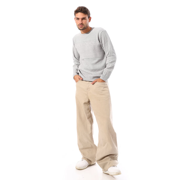 Classic_Slip_On_Men's_Pullover_-_Grey