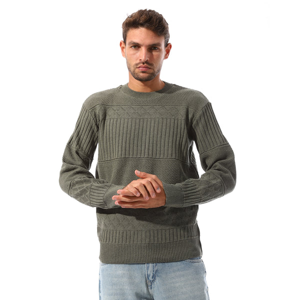 Classic_Slip_On_Men's_Pullover_-_Olive