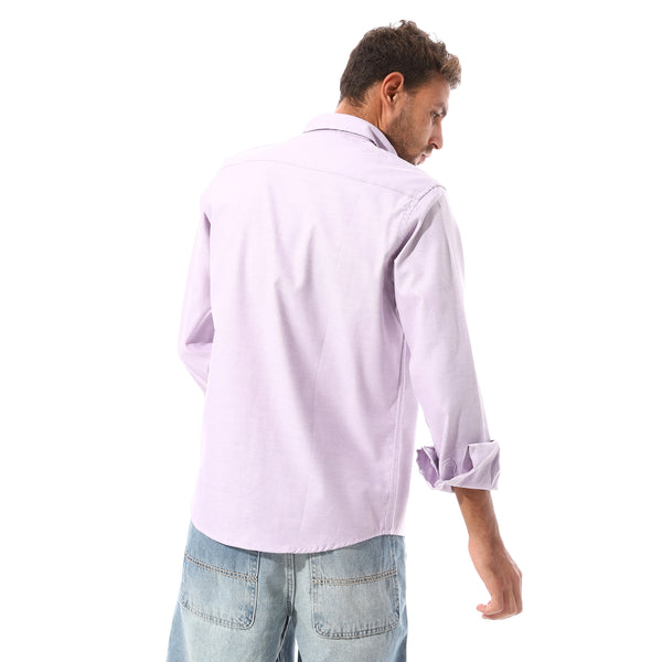 Solid_Cotton_Buttoned_Classic_Shirt_-_Lavender