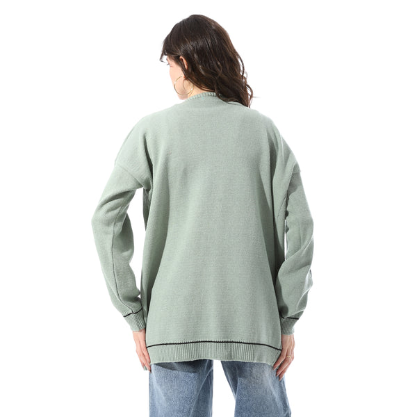 Slip_On_Open_Neckline_Cardigan_-_Mint