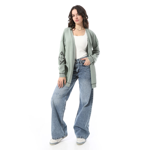 Slip_On_Open_Neckline_Cardigan_-_Mint
