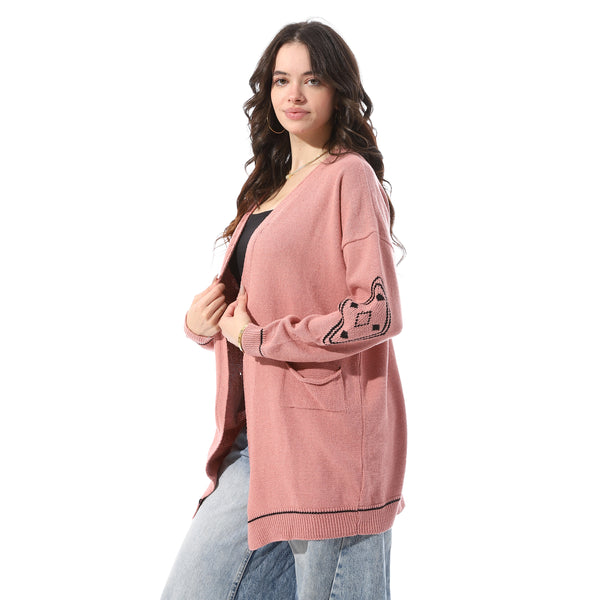 Slip_On_Open_Neckline_Cardigan_-_Simon