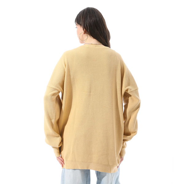 Dropped_Shoulders_Relaxed_Fit_Pullover_-_Yellow