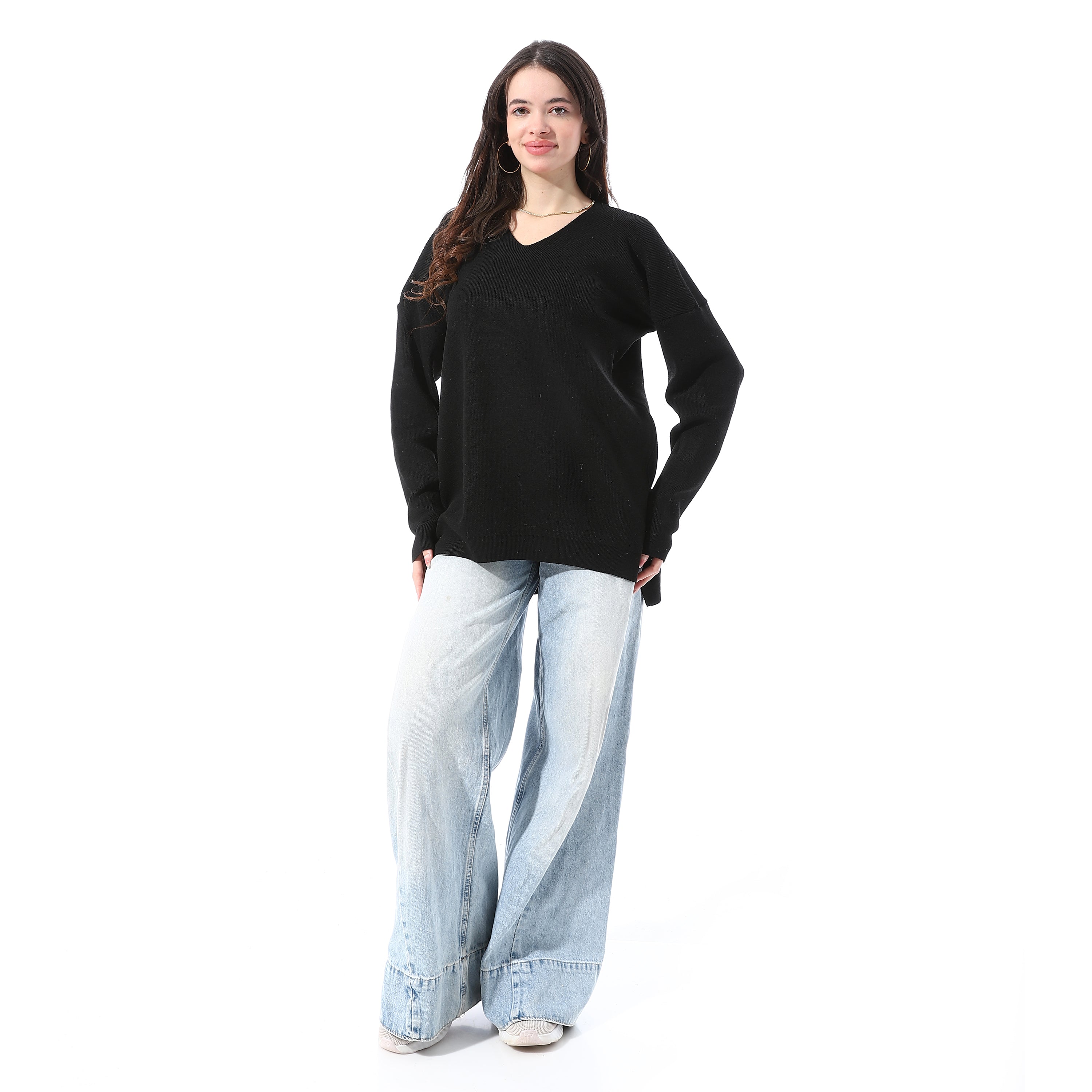 Dropped_Shoulders_Relaxed_Fit_Pullover_-_Black