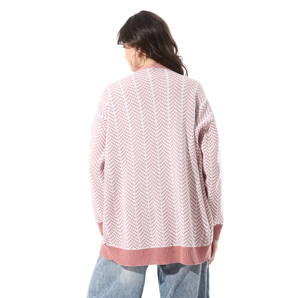 Open_Neck_Patterned_Slip_On_Cardigan_-_Kashmir