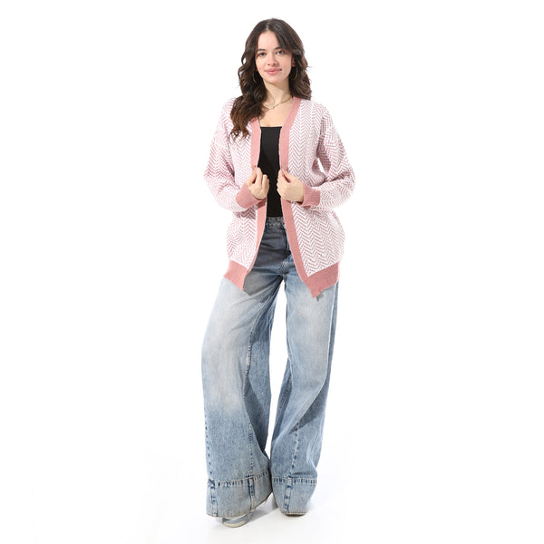 Open_Neck_Patterned_Slip_On_Cardigan_-_Kashmir