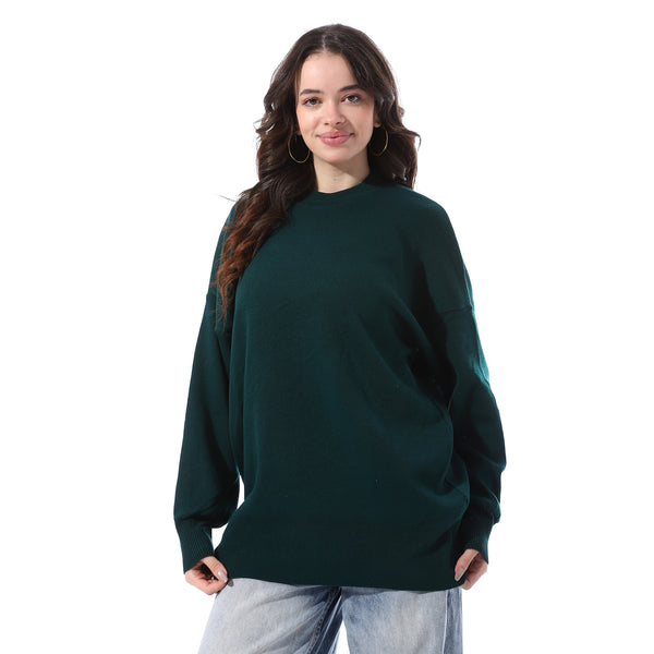 Basic_Round_Neck_Slip_On_Pullover_-_Olive