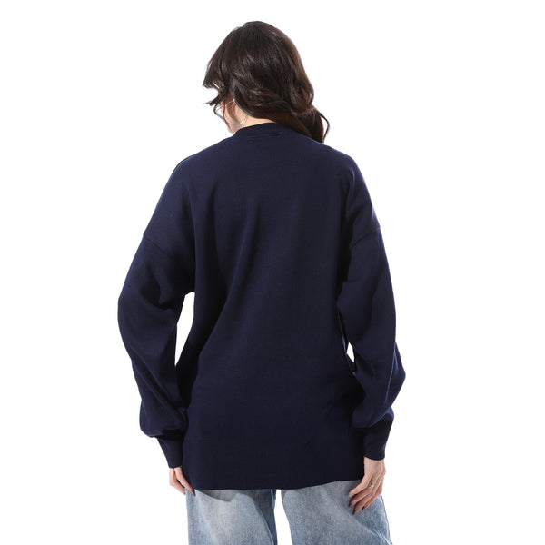 Ribbed_Hem_Slip_On_Pullover_-_Navy_Blue