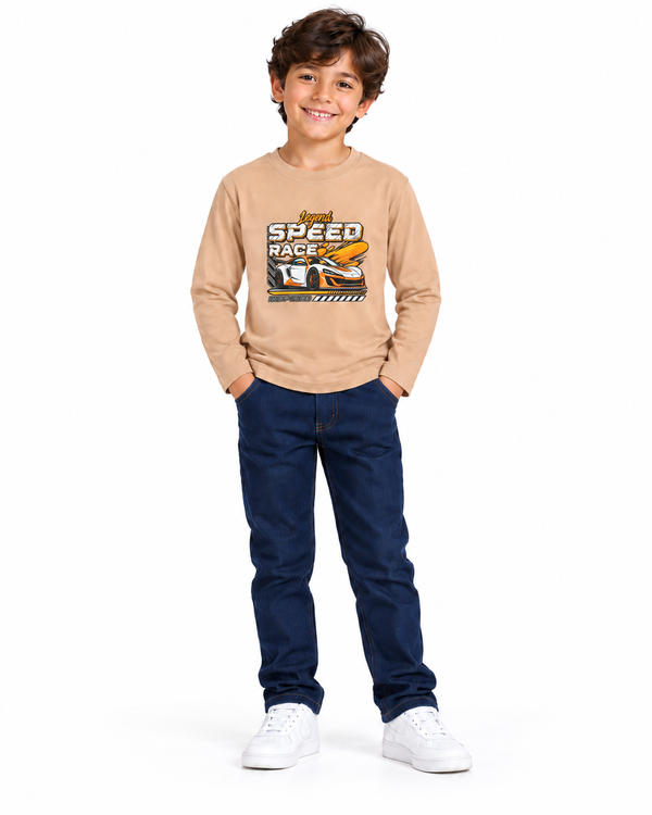 Slip_On_Boys_Regular_Fit_Printed_T-Shirt_-_Beige